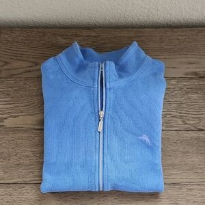 Tommy Bahama Light Blue Cotton Blend Top